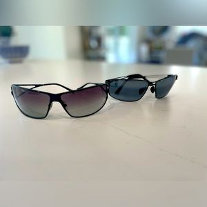 2 Pairs of Men’s Sunglasses - Maui Jim and Versace (Authentic)